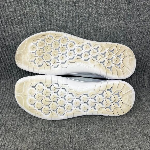 Nike Free RN 2018 Wolf Grey White Athletic Running Shoes Women’s 9 942837-003 - Picture 6 of 8
